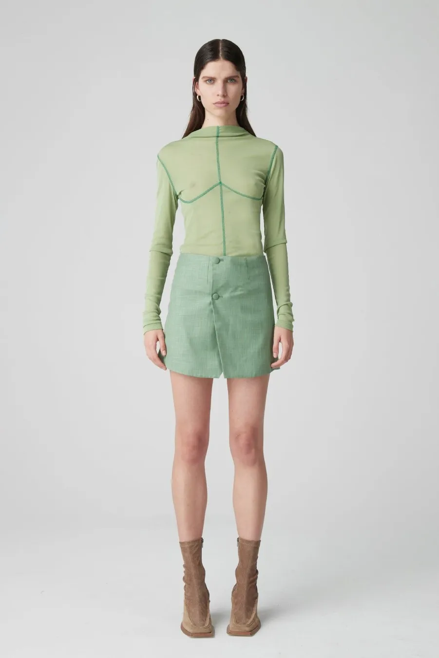 Women Atoir  | 003 Skirt Grass Green