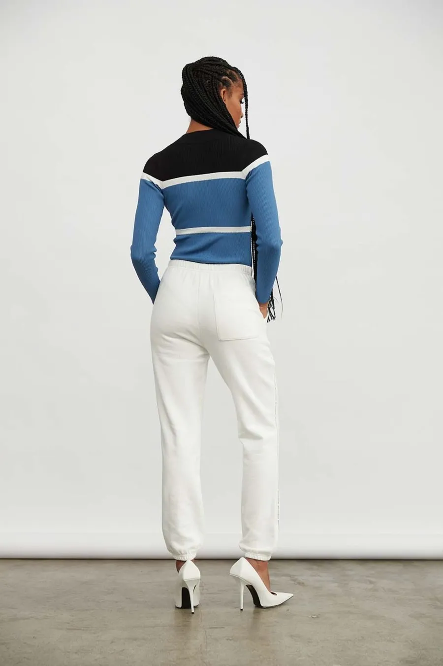 Women Atoir  | All-Star Track Pants White/Black