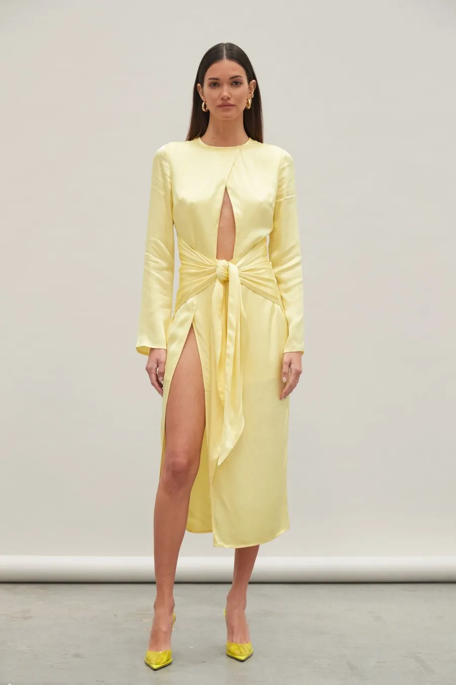 Women Atoir  | Aries Dress Lemon Drop