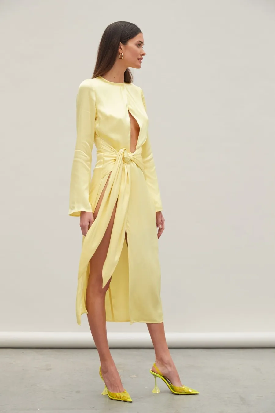 Women Atoir  | Aries Dress Lemon Drop