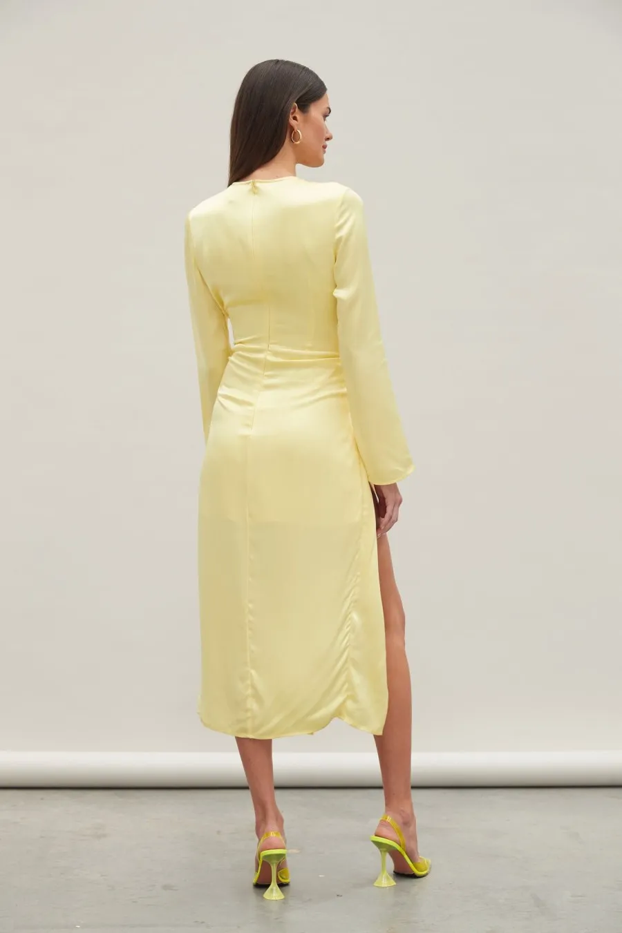 Women Atoir  | Aries Dress Lemon Drop