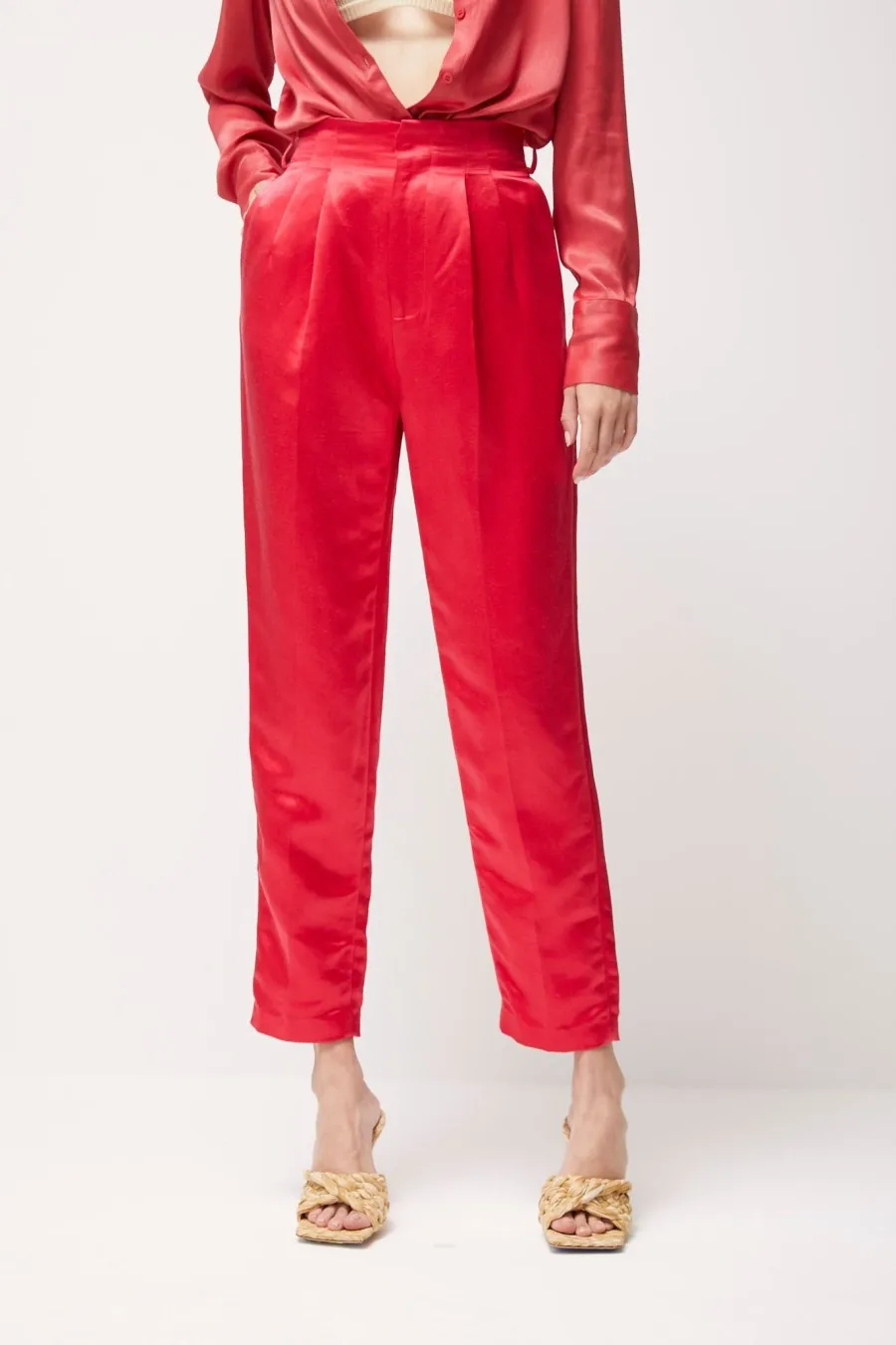 Women Atoir  | Karma Pants Cherry Red