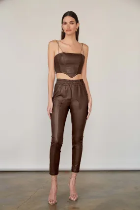 Women Atoir  | Lyra Crop Chestnut