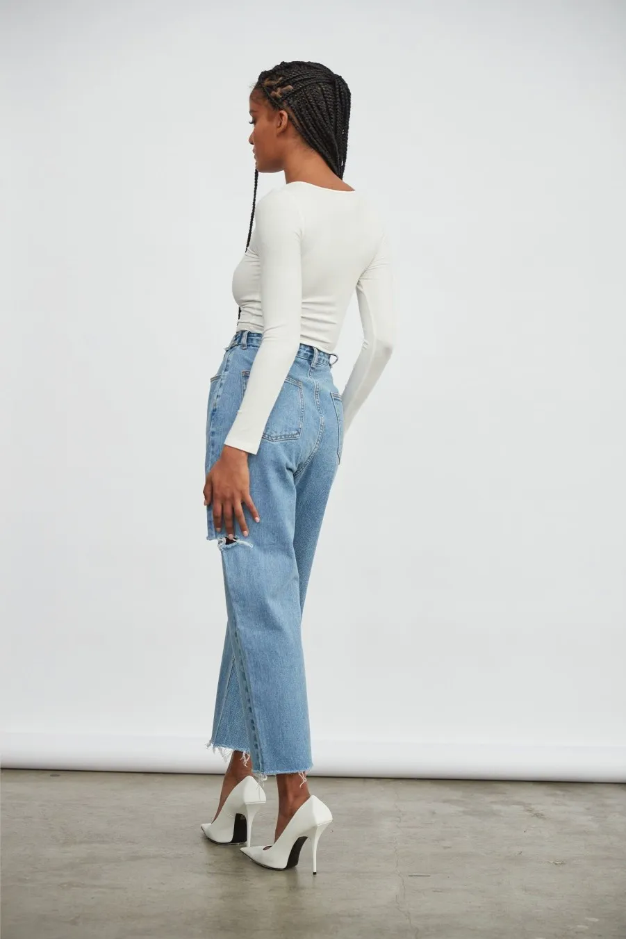 Women Atoir  | Playoff Crop Off White