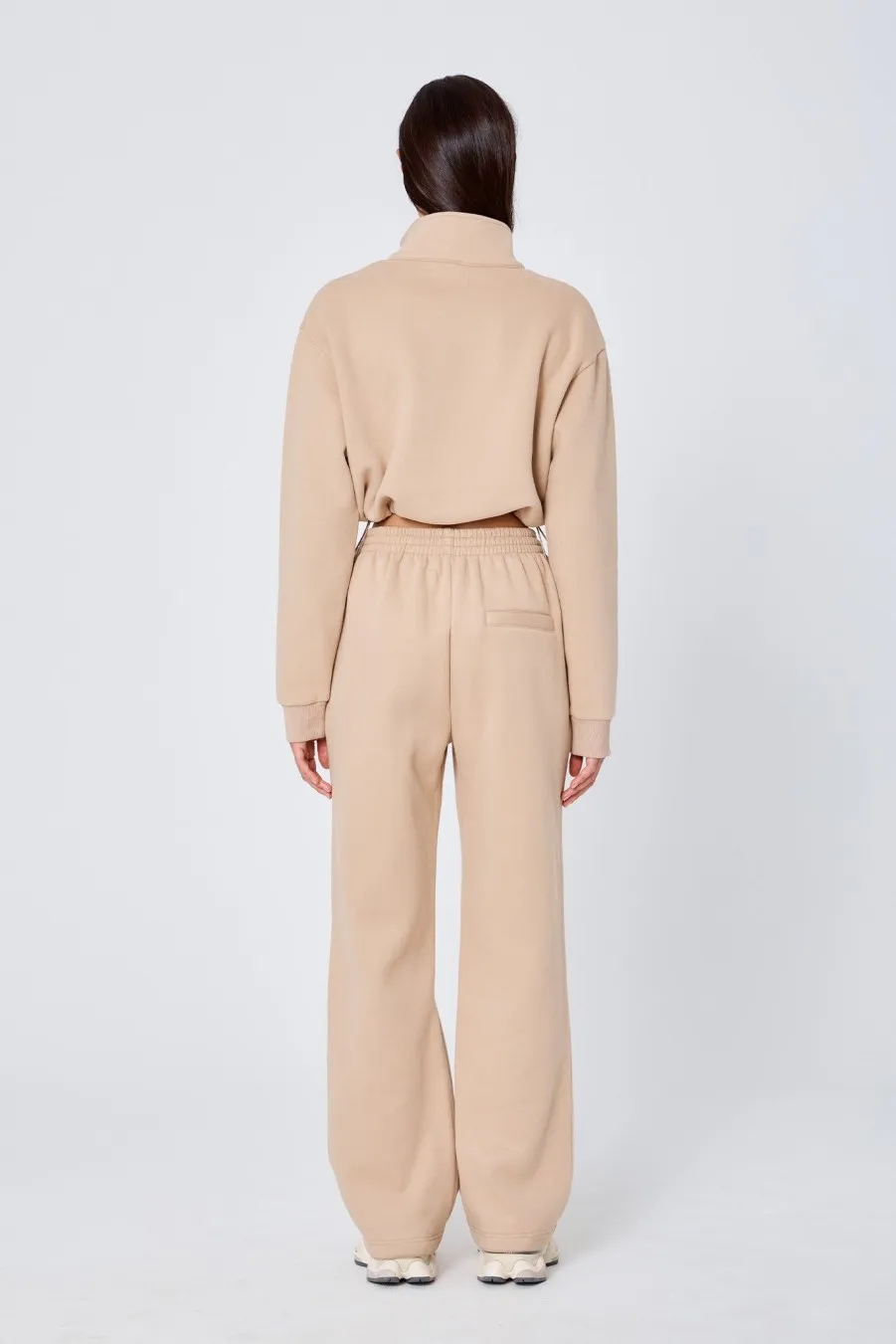 Women Atoir  | The Straight Leg Track Pant Sand