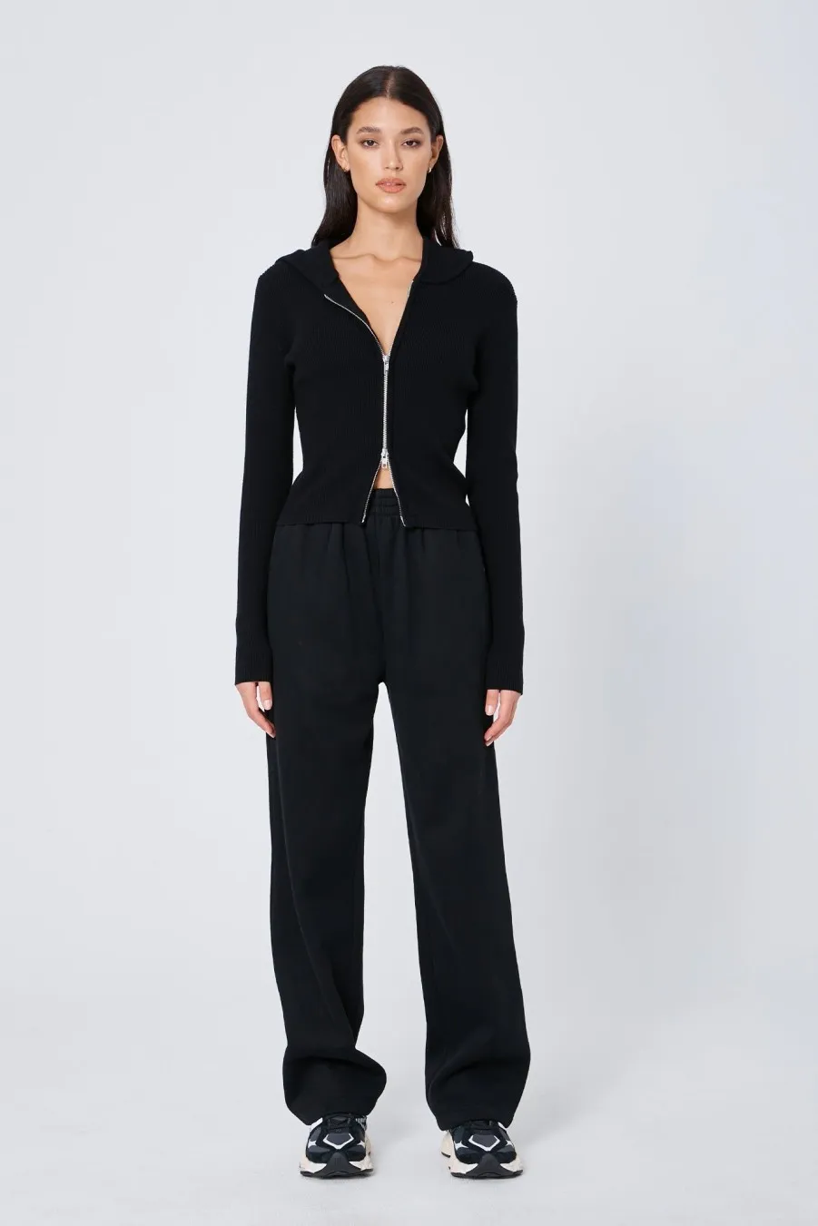 Women Atoir  | The Zip Cardigan Black