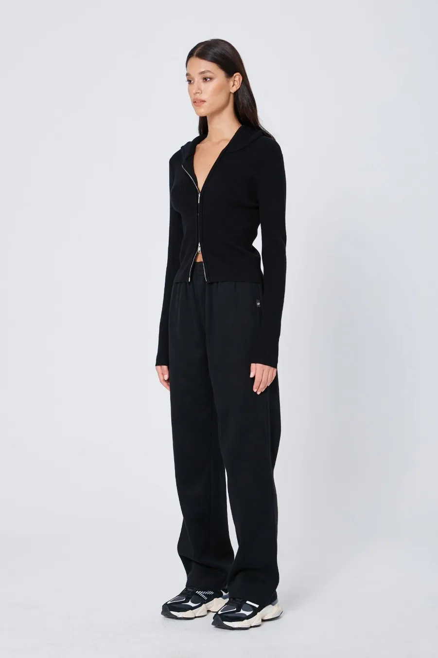 Women Atoir  | The Zip Cardigan Black