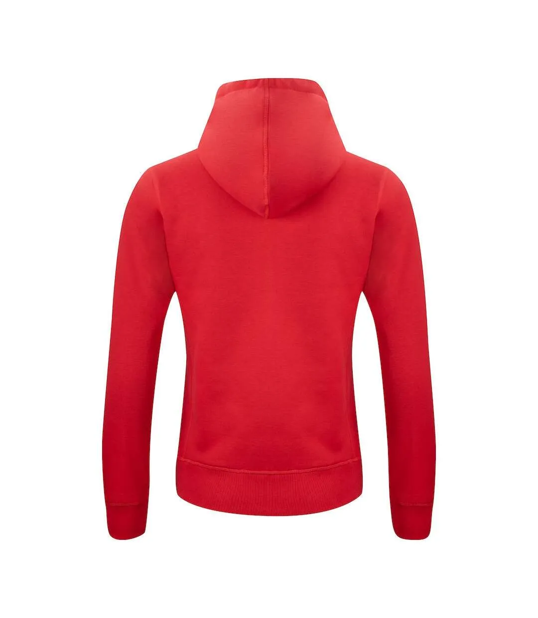 Womens/ladies classic full zip hoodie red Clique