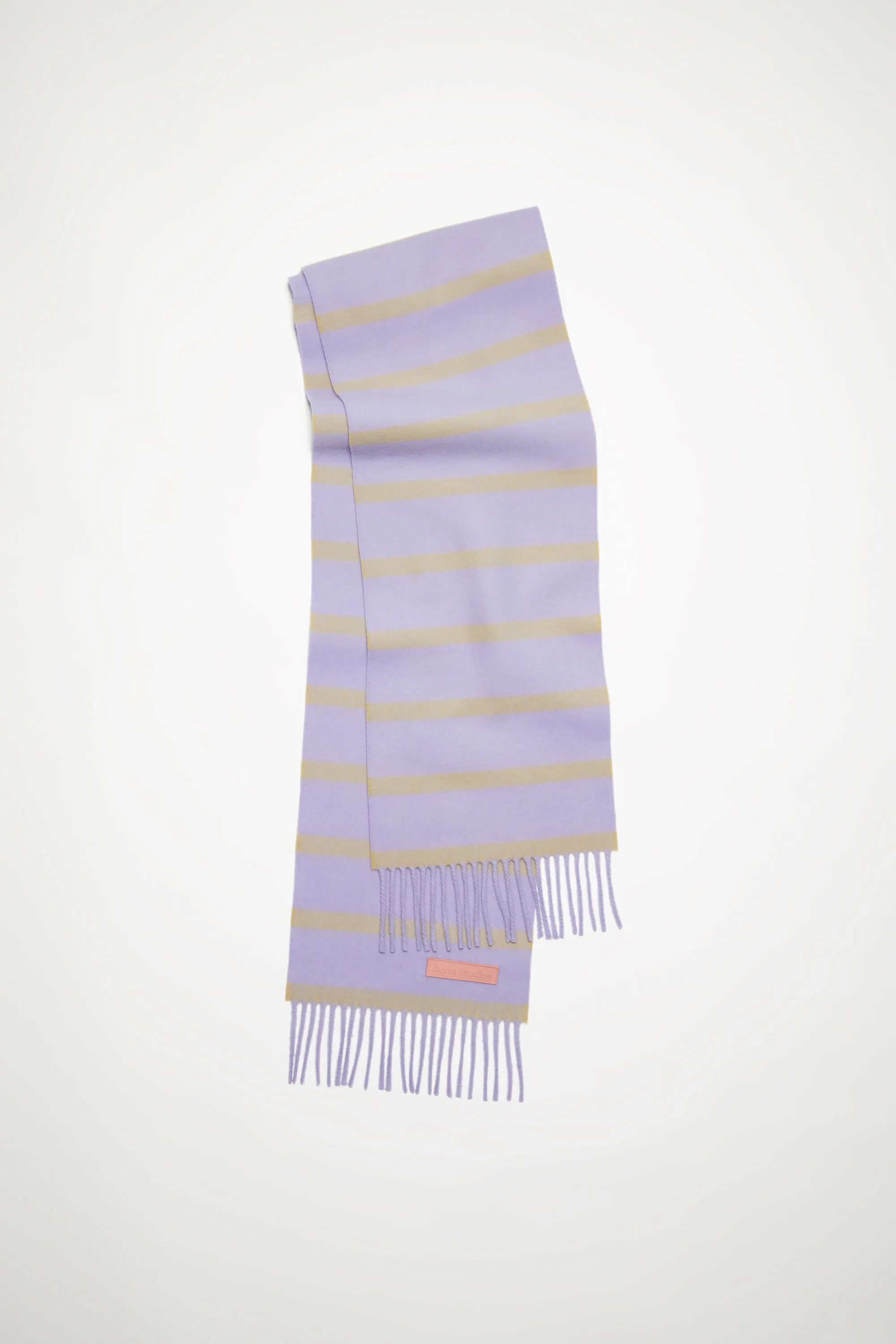 Wool scarf pink label - Narrow