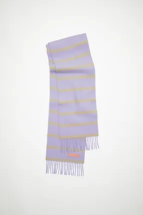 Wool scarf pink label - Narrow