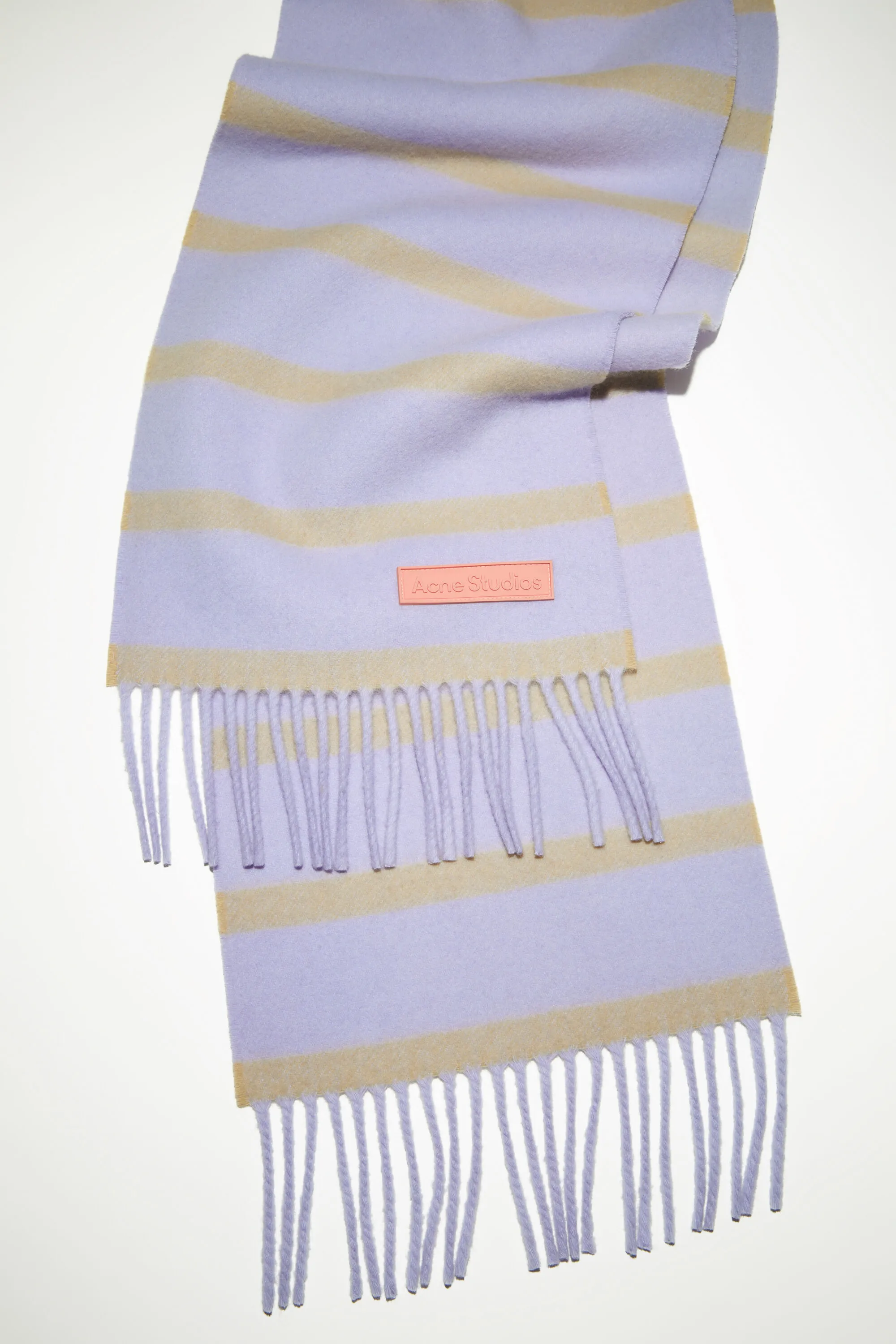 Wool scarf pink label - Narrow