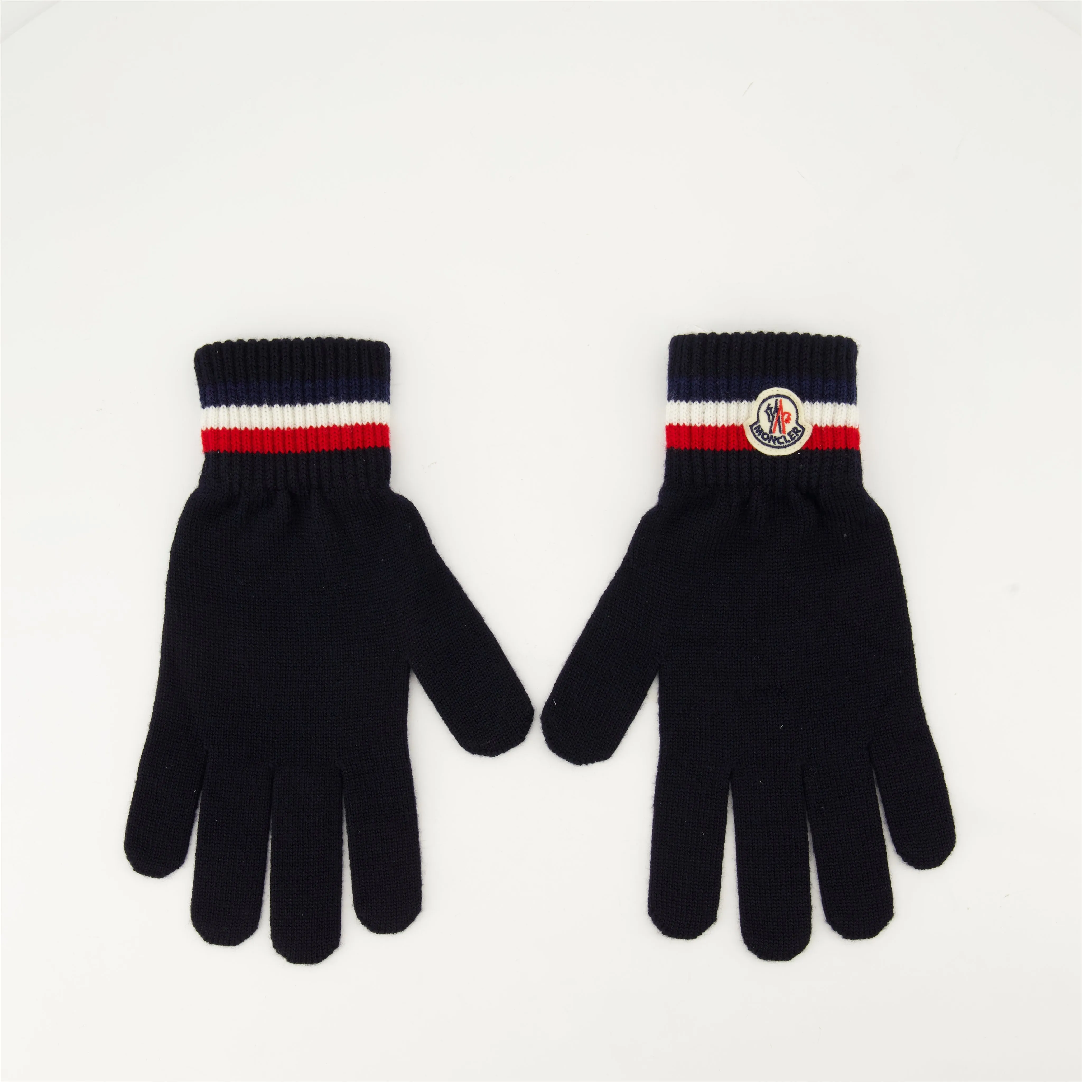 Woolen Gloves in Navy Blue