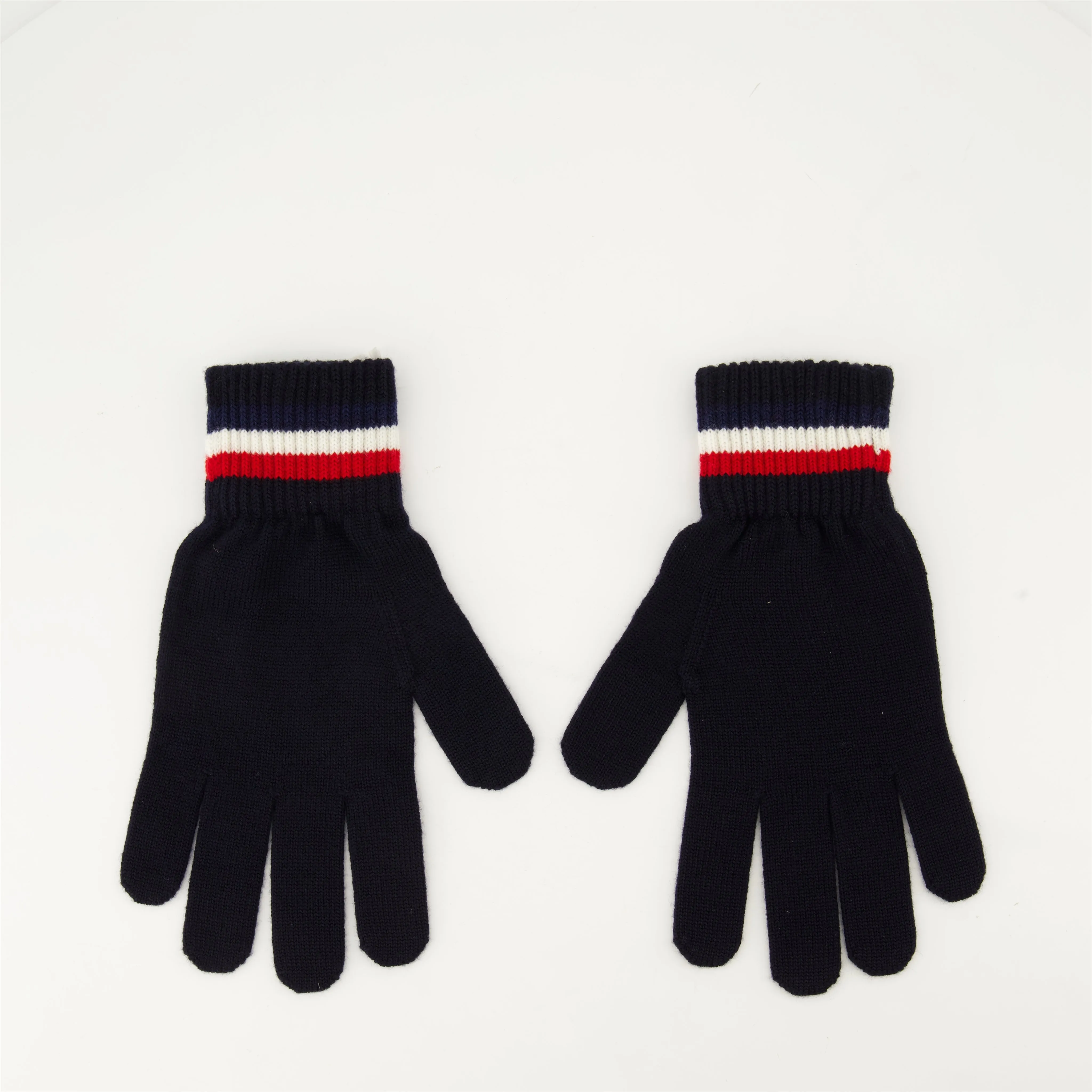 Woolen Gloves in Navy Blue