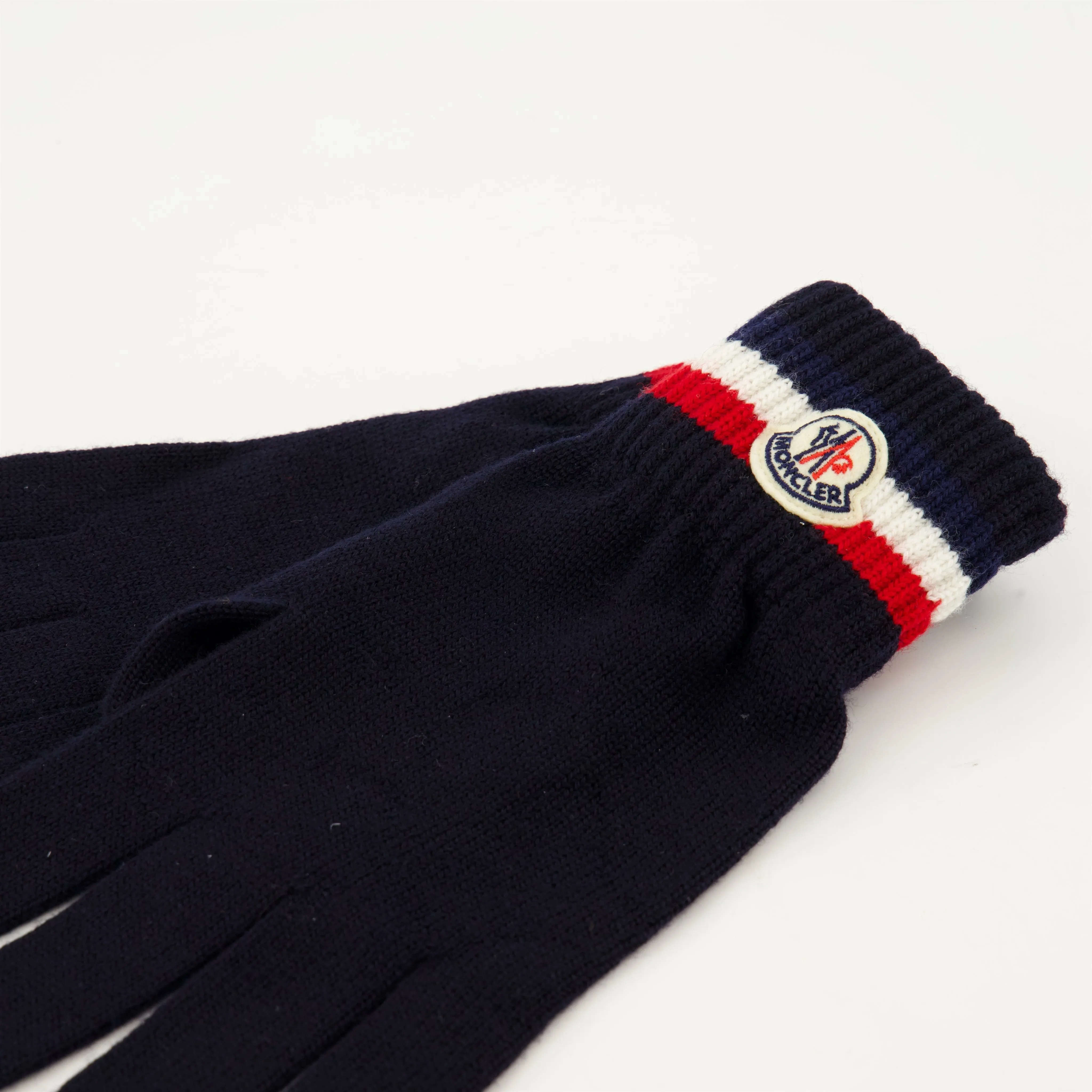 Woolen Gloves in Navy Blue